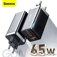 T017 Baseus GaN เครื่องชาร์จ USB C 65W แบบเร็ว4.0 3.0 QC4.0 QC ประเภท USB-C PD3.0สำหรับ iPhone 14 MacBook 13