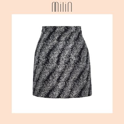 [MILIN] Find Flirt High waisted Glittery mesh mini skirt / กระโปรงสั้นผ้ากลิตเตอร์เอวสูง สีดำ สีขาว