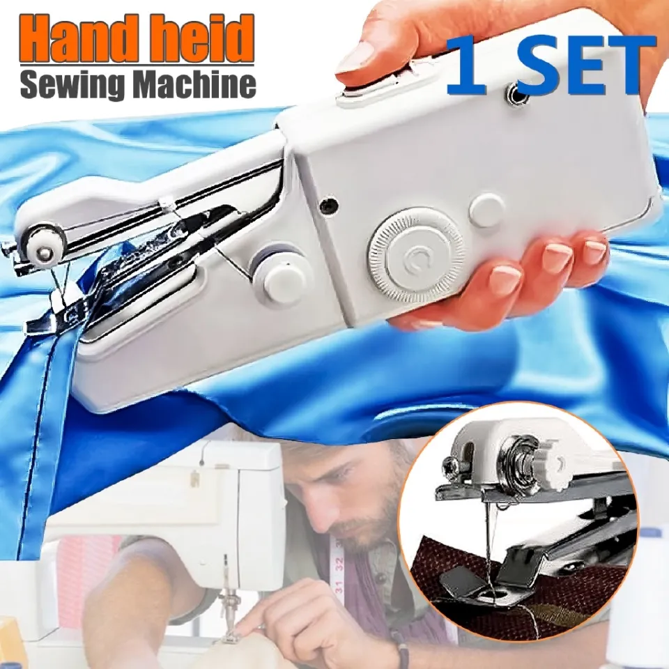 1set Hand Held Electric MINI Sewing Machine Household Stitch