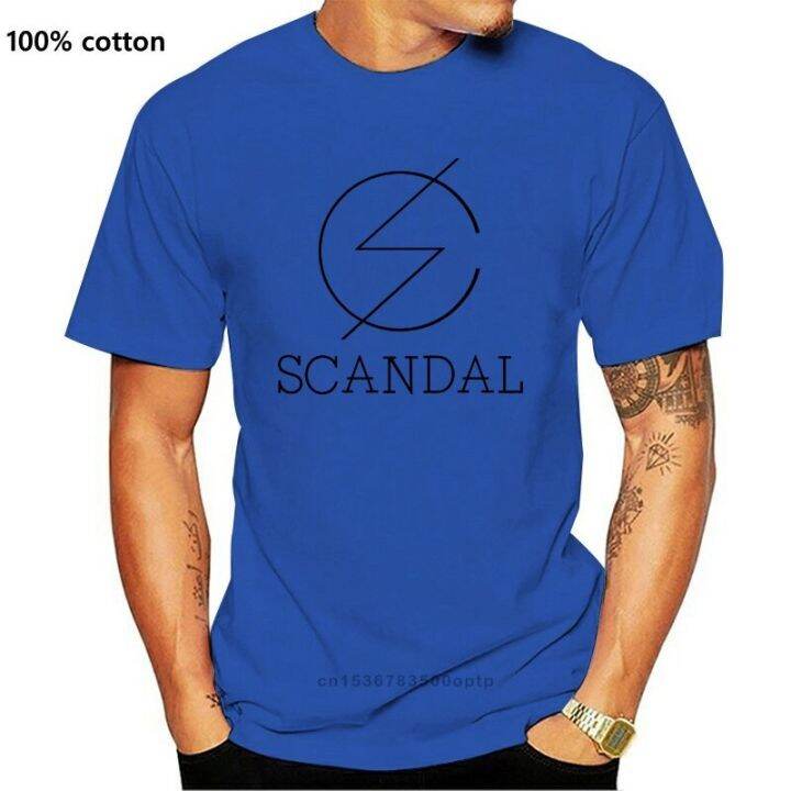 SCANDAL Band shirt Japan Japanese Rock Heavy Metal TShirt Summer Fashion Man SCANDAL Tee Shirt