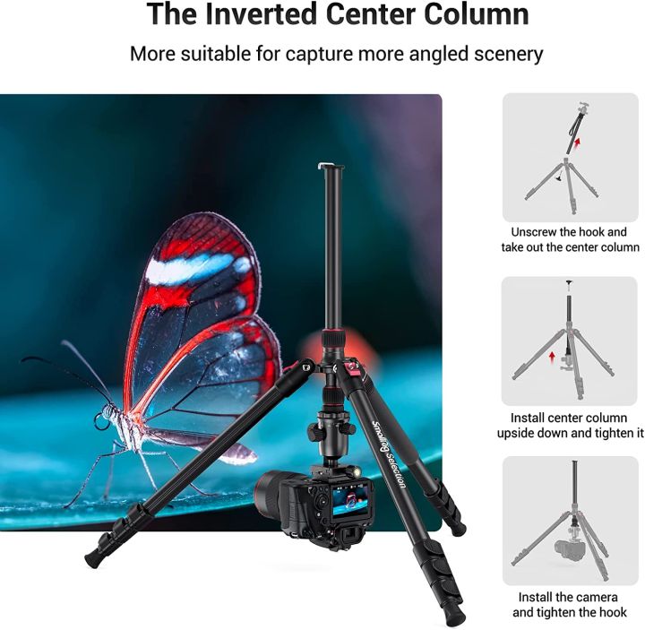 smallrig-68-ขาตั้งกล้องเก้าอี้รถเข็นพับได้ขาตั้งกล้องขาเดียวใช้ได้กับ1-4-20และ3-8-16หัววิดีโอสำหรับกล้องโซนี่3983