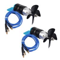 IPX8 Waterproof Underwater Thruster 2838 350KV 2.4KG Thrust Brushless Motor with 55mm 60mm Propeller for ROV RC Boats