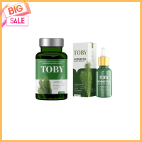 Toby Horsetail Hair Serum โทบี้เซรั่มหญ้าหางม้า 15ml. *TOBY HORSETAIL วิตามินบำรุงผม ลดผมร่วง 30 แคปซูล/ (มีให้เลือก 2 แบบ)