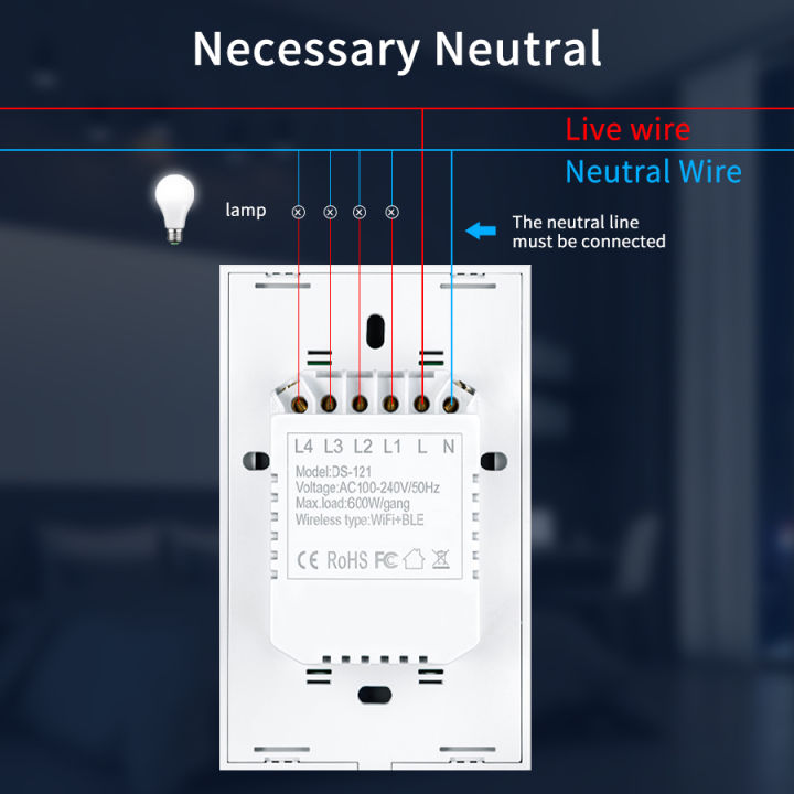 tuya-zigbee-สมาร์ทสวิทช์-neutral-wire-ไม่มีตัวเก็บประจุ-inigente-interruptor-ทำงานร่วมกับ-alexa-home-10a-1234-gang