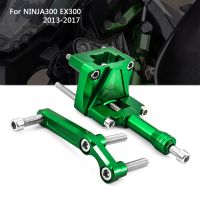 For Kawasaki Ninja 300 NINJA300 EX300 2013-2017 2014 2015 CNC Steering Damper Stabilizer and Titanium Bracket Mounting