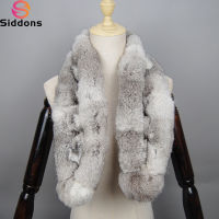 Winter Scarf Luxury Natural Real Rabbit Fur Warm Scarf Fashion Soft Plush Thicken Snood Scarves Shawl for Kids Women Girls2023