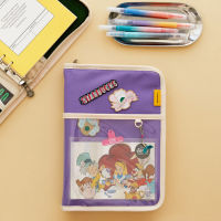 [Fun] Fun A5 กระเป๋าใส ปกไดอารี่ผ้าใบ (6 สี) 6Ring Planner ปกปก Binder เกาหลี