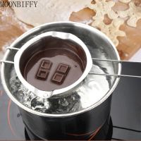 Stainless Steel Chocolate Melt Pot Butter Milt Melt Ting Bowl Long Grip Handle DIY Pastry Cooking Dessert Kitchen Cooking Tool