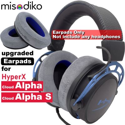 Misodiko เบาะหูฟัง แบบเปลี่ยน สําหรับ HyperX Cloud Alpha Cloud Alpha S Gaming Headset