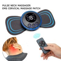 ZZOOI Electric Pulse Neck Massager Body Massage Patch Neck Back Muscle Stimulator Relief Pain Cervical Relax EMS Fitness Instrument