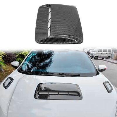 Car Universal Hood Vent Air Outlet Cover for Infiniti Mazda Tesla Hood Scoop Air Flow Intake Vent Cover