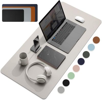 【jw】♧  Large Size Office Desk Protector Leather Desktop Mousepad Accessories