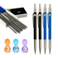 ▦✾﹍ 2.0mm Mechanical Pencils Set with Lead Refills Creative 2B Art Sketch Drawing Painting Automatic Pencil Office School Supplies