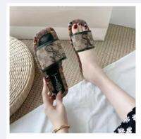 READY lv รองเท้าแตะด้านล่างกันลื่นแบบดั้งเดิมรองเท้าแตะแบบหนีบกันลื่น Flip-Flops