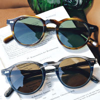 Vintage Polarized Sunglasses Men Classical retro Brand Designer outdoor Driving Round acetate Fashion woman Sun Glasses