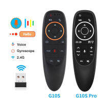 G10S Pro Air Mouse Voice รีโมทคอนล2.4G Wireless Gyroscope IR การเรียนรู้สำหรับ H96 MAX X88 PRO X96 MAX Android