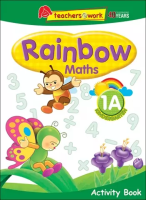 แบบฝึกหัดคณิตศาสตร์ภาษาอังกฤษระดับอนุบาล Rainbow Maths Activity Book K1A