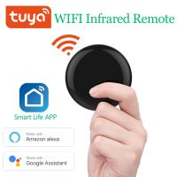 Tuya รีโมท360อัจฉริยะไร้สายขนาดเล็ก,รีโมทคอนโทรล IR ควบคุม10เมตรพร้อม Alexa Google Assistant สำหรับทีวีเครื่องปรับอากาศเครื่องใช้ไฟฟ้าการควบคุมด้วยเสียง