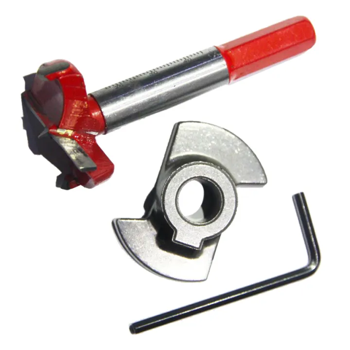 Hinge Jig Drill Bit Sets,35mm Concealed Hinge Hole Cutter With Drill Guide Positioner