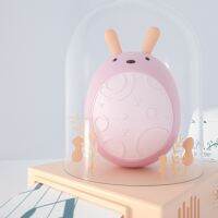 HX5D Cute Rabbit Shaped Clockwork Music Tumbler Baby Rattle Toddler Playing Doll