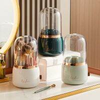 【YD】 360° Rotating Makeup Brushes Holder Desktop Organizers Storage Make Up Tools Jewelry