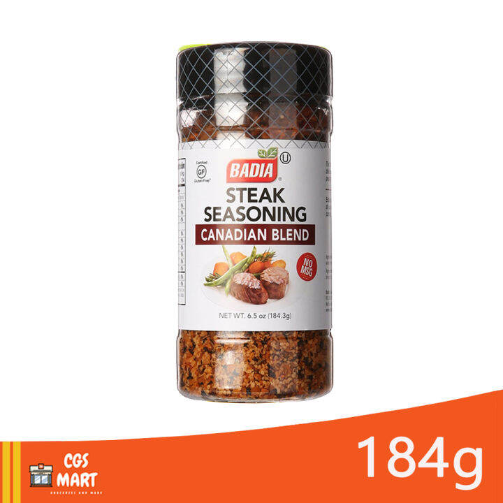 Badia Steak Seasoning Canadian Blend 6.5oz / 184.3g Gluten Free Halal