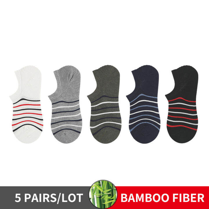 cmenin-miiow-5-pairs-ถุงเท้าผู้ชายผ้าฝ้ายปักลาย-antibacterial-mens-boat-sock-แบรนด์แฟชั่นถุงเท้ากันลื่น-mql2b21021