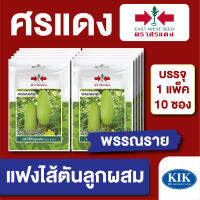 ผักซอง ศรแดง แฟง พรรณราย บรรจุแพ็คล่ะ 10 ซอง  ราคา 70 บาท