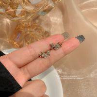 [COD] South Koreas high-end deer inlaid rhinestone earrings fashion temperament light luxury silver-plated crowd versatile wholesale