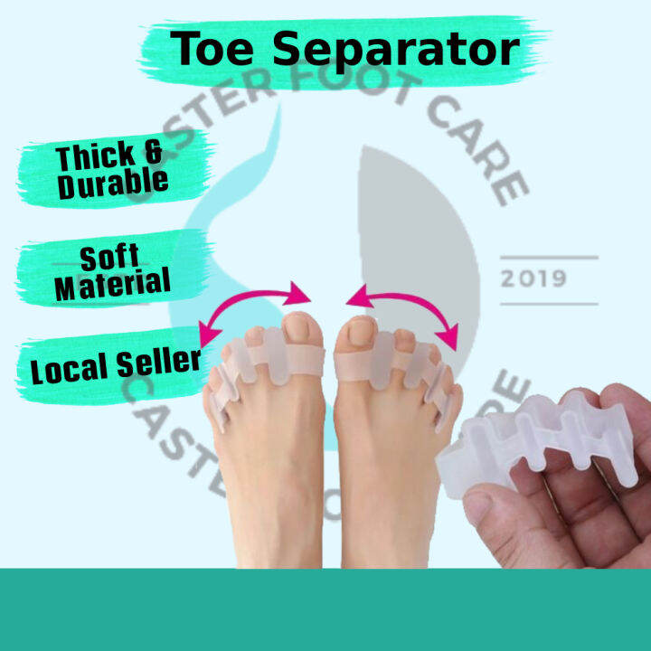 Silicone Toes Separator Spreader Correction Relief Hallux Valgus toe