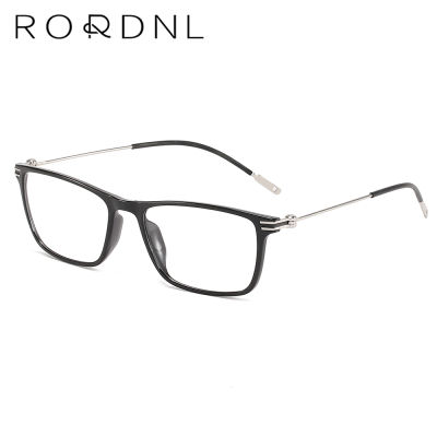 Square Optical Glasses Frame for Men Myopia Prescription Eyeglasses Frame Male Stainless Stee Eyewear Frame Fashion Brand