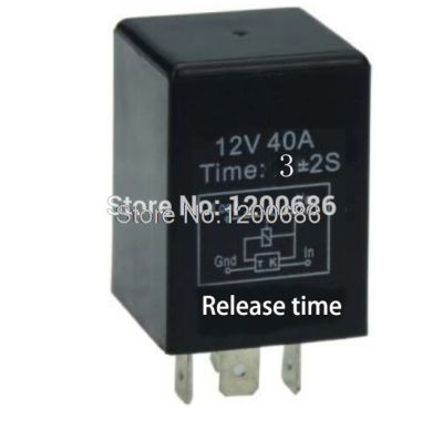 Normally Working ON YS020 FN 5S 10S delay turn off after switch turn off  30A Automotive 12V Time Delay Relay 5S 10S 1MIN 5MIN Electrical Circuitry Pa