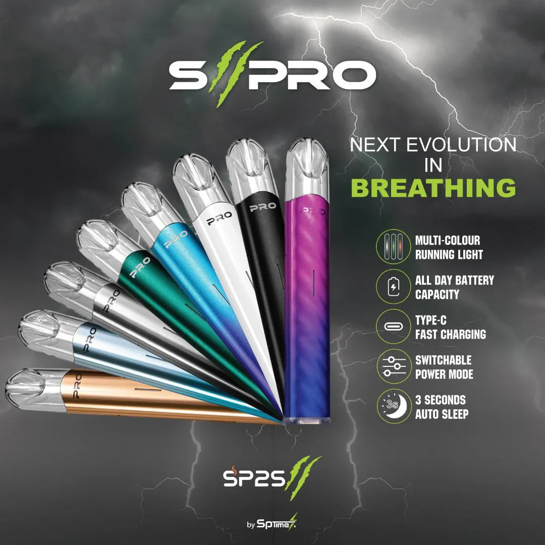 SP2S II PRO Device Starter Kit | Sp2S II PRO Device | VAPE | BLITZ | M  Series | Sp2 II PRO烟杆| Lazada