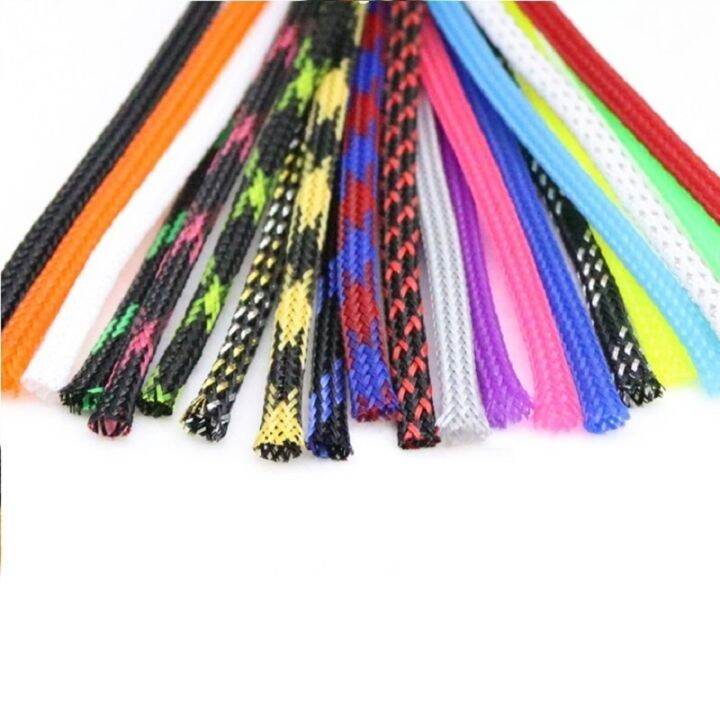 Aexit Guaina Intrecciata In PET Per Cavi 12mm X 5m - Protezione Fili Gialla, Resistente Al Calore - 3