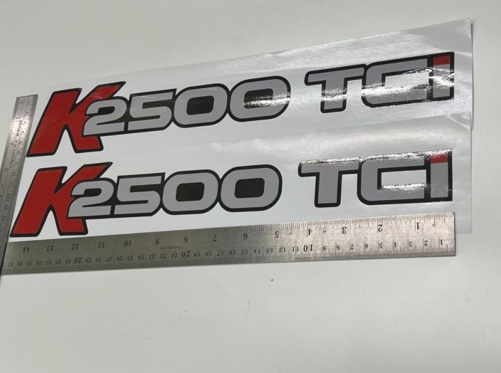 สติ๊กเกอร์แบบดั้งเดิม-ติดข้างประตู-kia-คำว่า-k2500-tci-sticker-ติดรถ-แต่งรถ-เกีย-สวย-งานดี-หายาก