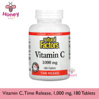 Natural Factors, Vitamin C, Time Release, 1,000 mg, 180 Tablets