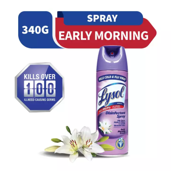 Lysol Disinfectant Spray Early Morning Breeze 340g Lazada Ph 4981