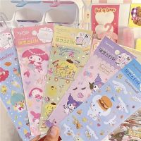 SANRIO สติกเกอร์ใส ลายซานริโอ้ สไตล์เกาหลี สําหรับตกแต่งสมุดโน้ต