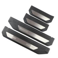 For HRV Daefar Auto 4 PCS For Honda HRV Car Styling Stainless Steel LED Door Sill Scuff Plate Guard Sills Protector Trim