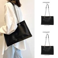 2023 college students commuting to class high-end bag womens 2023 new large-capacity chain one-shoulder tote bag 【BYUE】