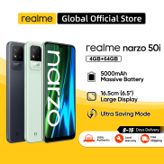 realme narzo 50i Điện thoại Dung lượng pin 5000mAh Màn hình lớn 6