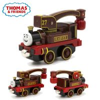 Thomas Friends และฮาร์วีย์เซตรถไฟของเล่น1:43อัลลอยด์แม่เหล็กรถของเล่น Kado Ulang Tahun ปีใหม่