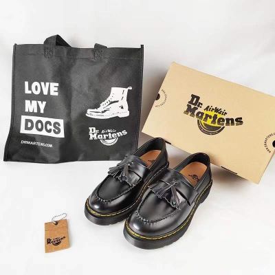 Dr.Martens Air Wair ขนาดใหญ่35-46 ADRIAN Tassel Martin Boots Crusty รองเท้าหนังคู่