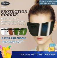 Efxeed【 6 สไตล์สามารถเลือกได้】แว่นกันแดดขนาดใหญ่ที่พูดเกินจริงVisor Wrapครึ่งหน้าโล่กระจกขนาดใหญ่แว่นตายามป้องกันแว่นตาทนทานสบายแฟชั่นน้ำหนักเบาพกพา