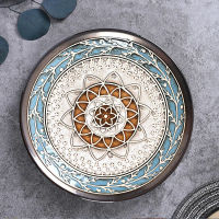 European-style Hand-painted Ceramic Tableware Under-glaze, Creative Full Set, Tableware Plate, Durable Rice Bowl