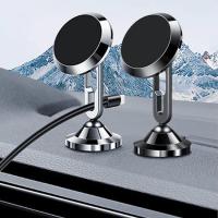 Cell Phone Holder Car Mount Nonslip Magnetic Phone Stand Automobile Stick-On Phone Bracket Car Accessories Universal Phone Holder for Navigation Smartphones cosy