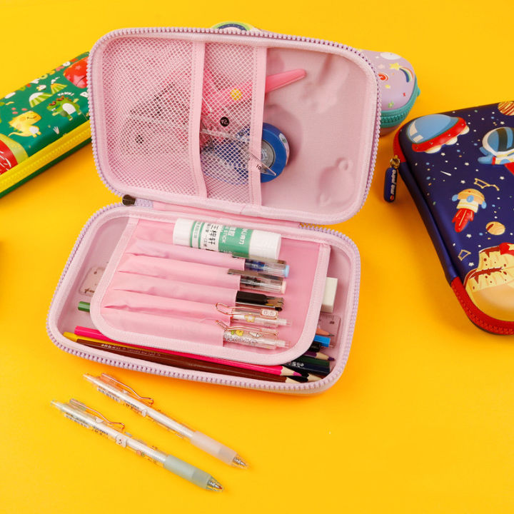 3d-stereo-cute-pencil-case-school-stationery-box-eva-cartoon-pen-case-for-children-pen-box-dinosaur-animal-pen-bag-big-box-gifts