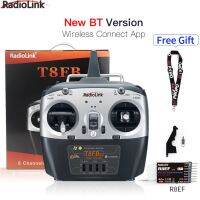 【LZ】△  Radiolink-T8FB Rádio Transmissor e Receptor 2.4GHz 8 Canais R8EF Dual Stick Controle Remoto para Avião Barco Carro Robô