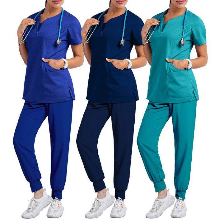 Medical Scrubs set for Women Doctor Medical Uniforms Beauty Salon
