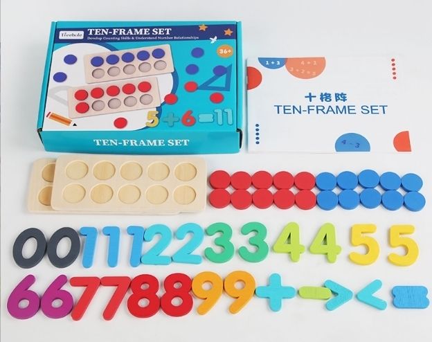 ten-frame-set-กรอบสิบ-หรือ-ten-frame-สื่อการเรียนรู้คณิศาสตร์พื้นฐาน-เป็นสื่อการสอนที่โรงเรียนอนุบาลนิยมใช้กันค่ะ